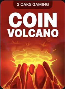 Portada de Coin Volcano: volcán rojo en erupción
